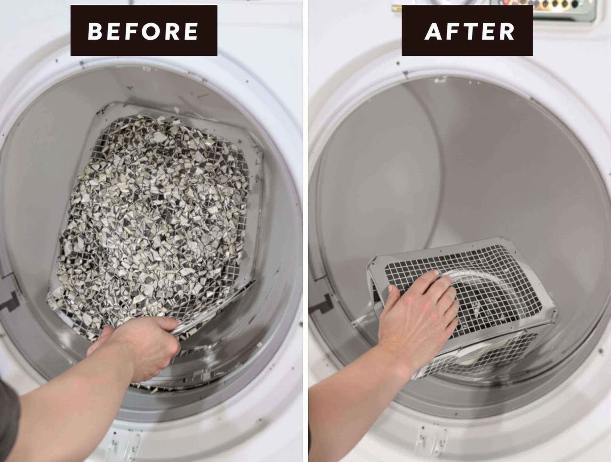 Professional lint trap cleaning by Provo Dryer Vent Cleaning in Provo