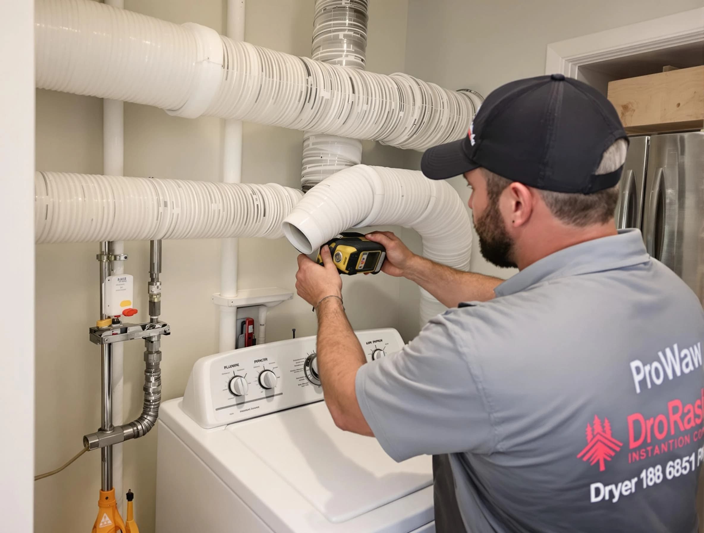 Professional dryer vent hose installation by Provo Dryer Vent Cleaning in Provo