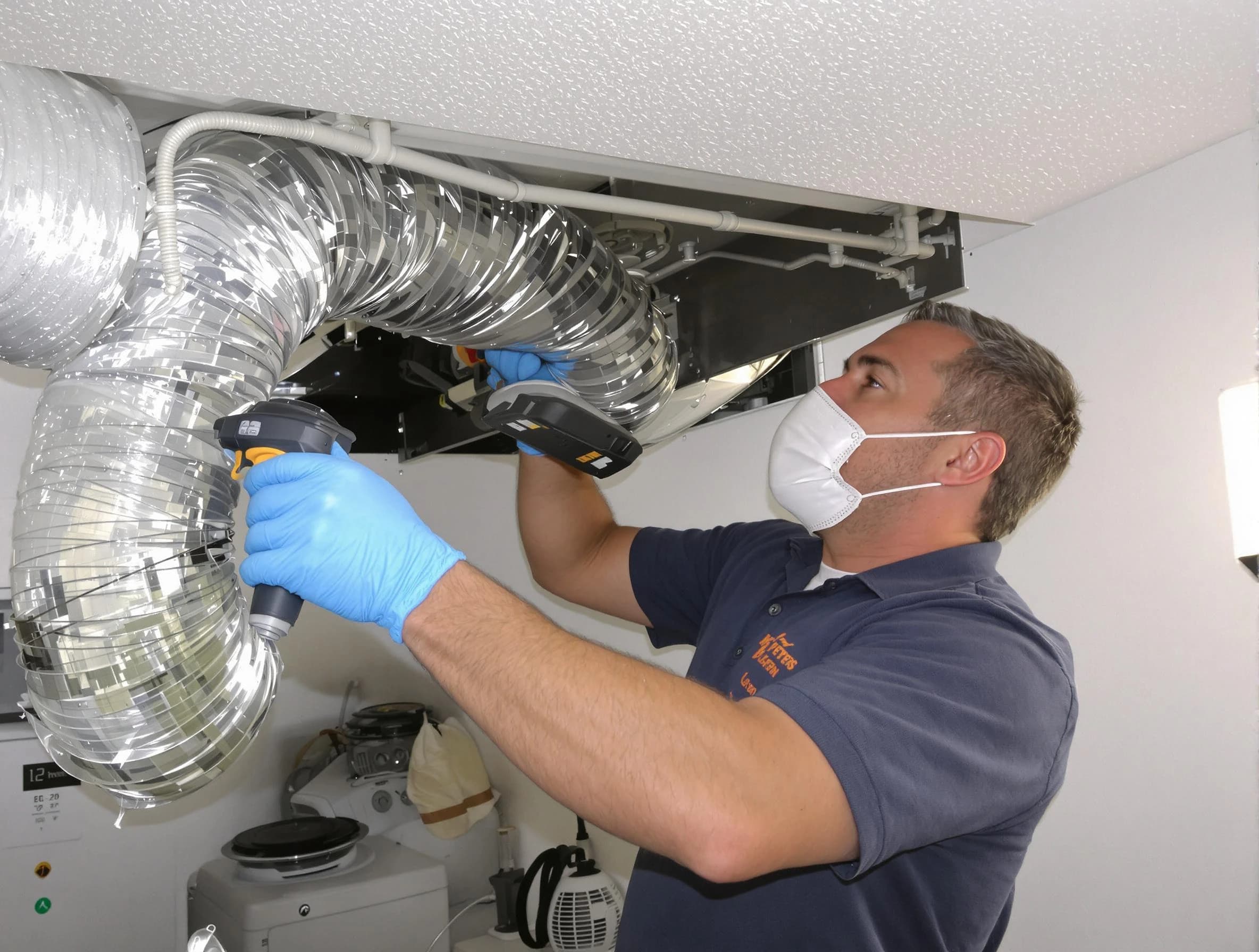 Provo Dryer Vent Cleaning professional performing thorough residential dryer vent cleaning in Provo