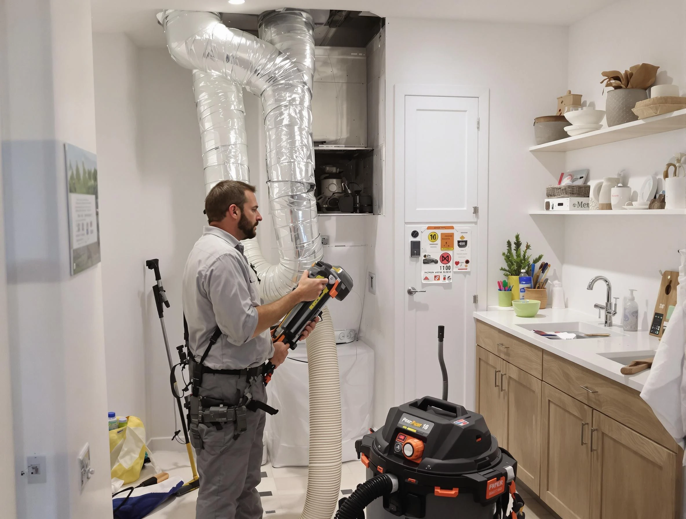 Clogged Dryer Vent Cleaning in Provo