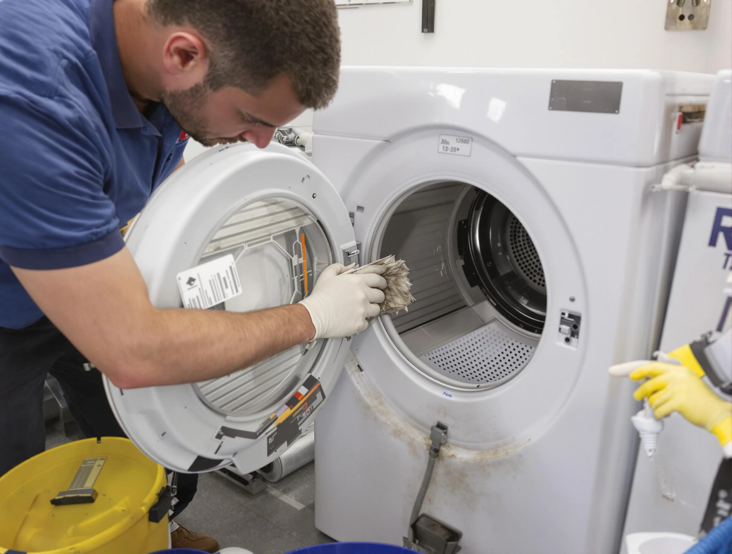 Provo Dryer Vent Cleaning specialist performing detailed lint trap cleaning service in Provo