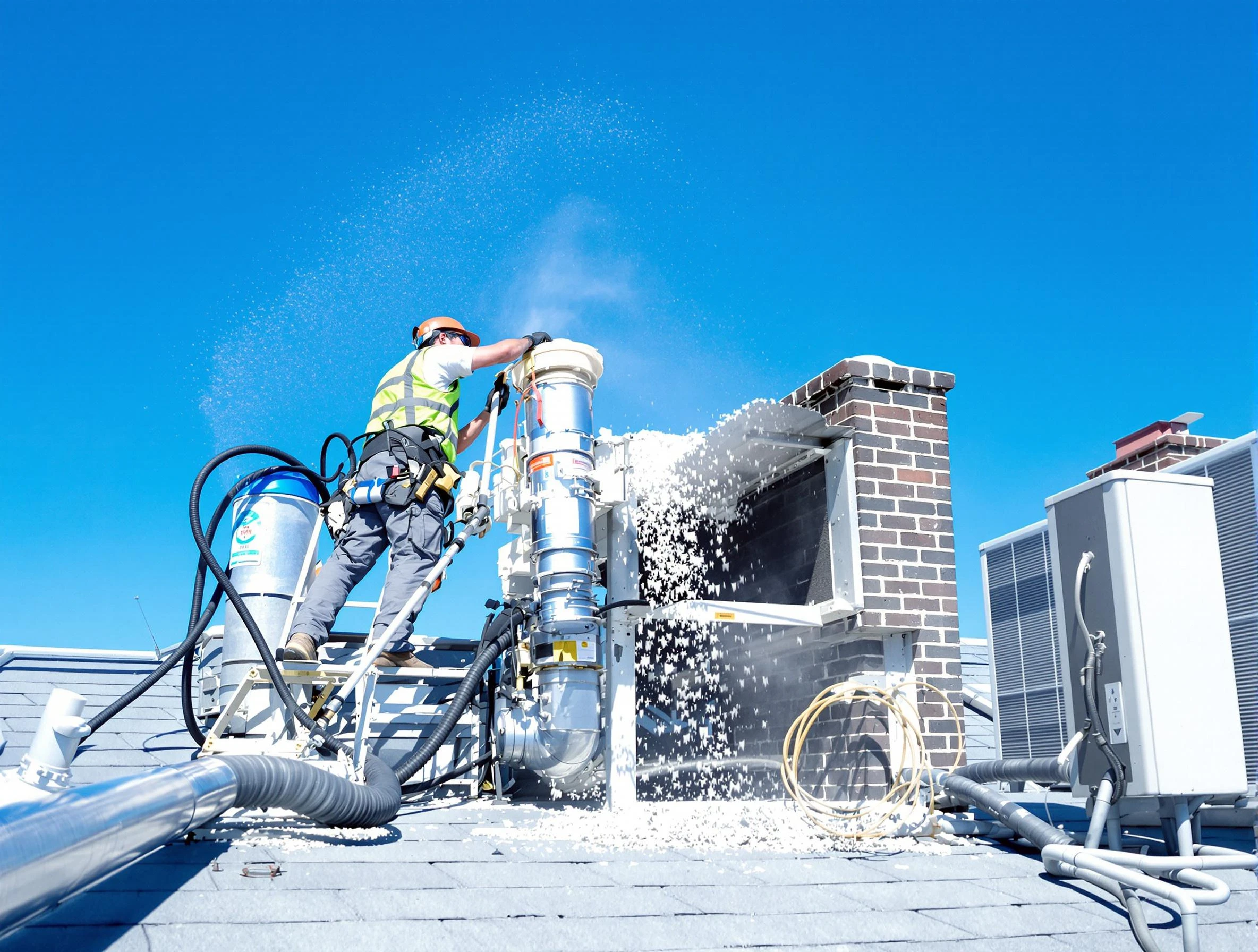 Expert roof dryer vent cleaning by Provo Dryer Vent Cleaning in Provo