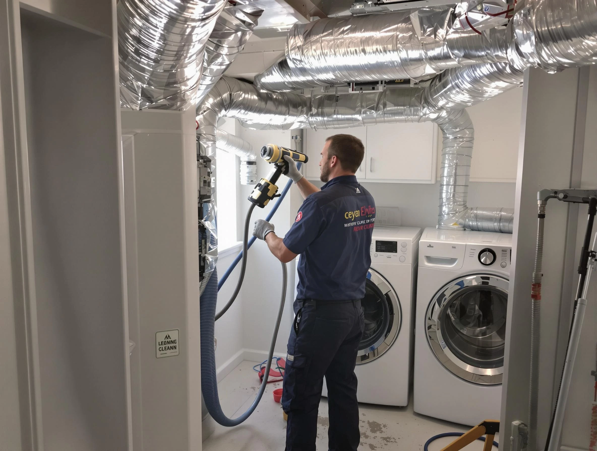 Provo Dryer Vent Cleaning specialist using advanced equipment for thorough duct cleaning in Provo