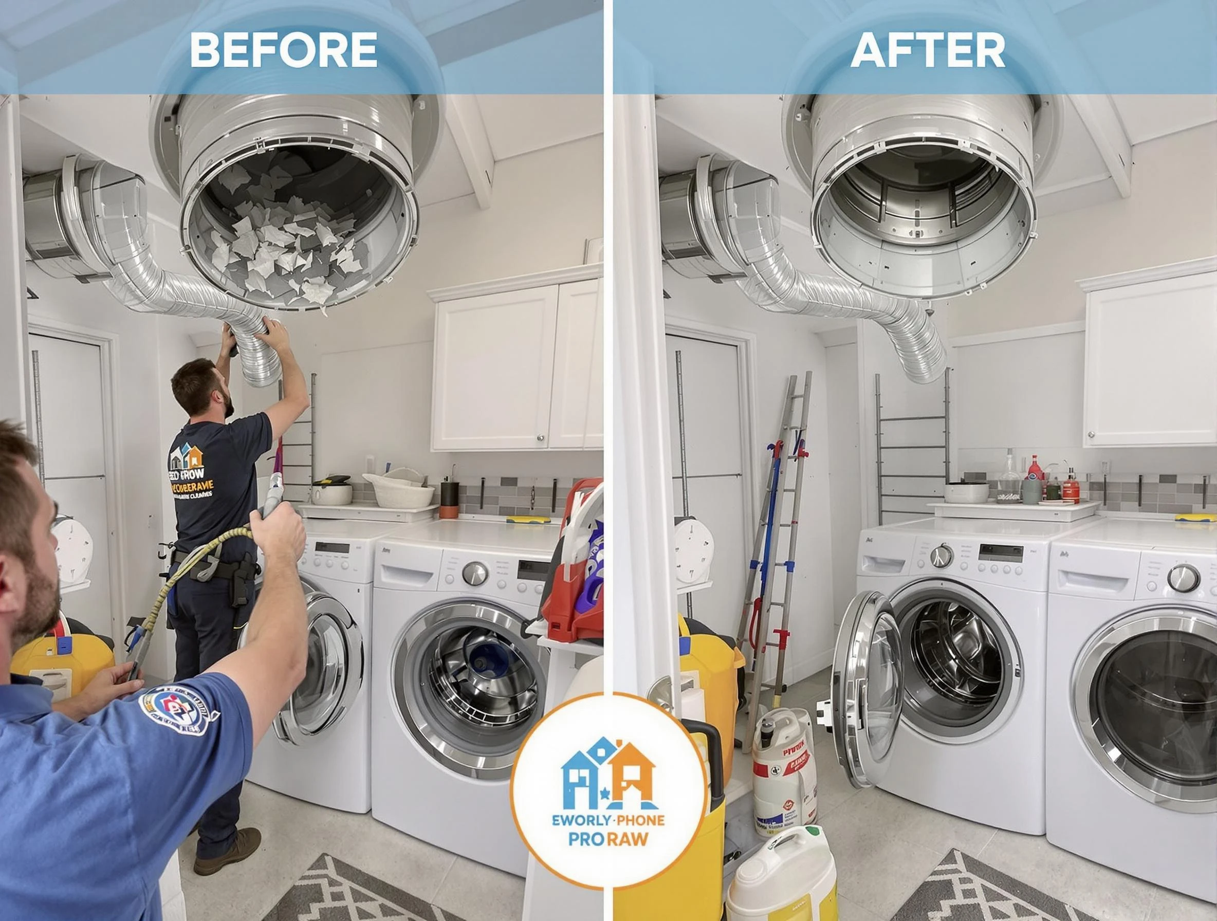 Residential dryer vent cleaning by Provo Dryer Vent Cleaning in Provo